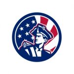 American Patriot Usa Flag Icon Stock Photo