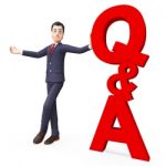 Q And A Means Frequently Asked Questions And Answer Stock Photo