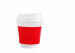 Coffee Cup On White Background Stock Photo