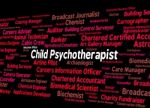 Child Psychotherapist Represents Personality Disorder And Child' Stock Photo