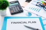 Financial Plan Stock Photo