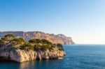 Mediteranian Cliffs Stock Photo