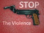 No Gun Violence Symbol Stock Photo