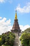 Phra Mahathat Napametanidon Pagoda Stock Photo