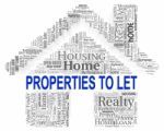 Property To Let Shows For Rent And Apartment Stock Photo