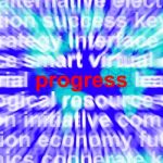 Progress Word Stock Photo