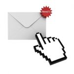 Email Notification Concept Stock Photo