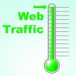 Web Traffic Shows Fahrenheit Thermometer And Celsius Stock Photo