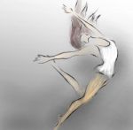 Ballerina Sketch Stock Photo