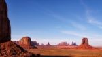 Scenic View Of Monument Valley In  Utah Stock Photo