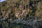 Cataract Gorge During The Day Stock Photo