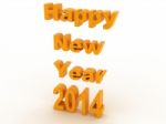 2014 Happy New Year Stock Photo