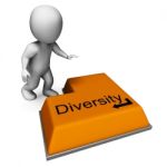 Diversity Key Means Multi-cultural Range Or Variance Stock Photo