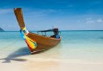 Long Tailed Boat In Thailand Stock Photo