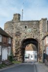 The Landgate Entrance To Rye In East Sussex Stock Photo