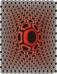 Red And Black Abstract Background Stock Photo