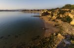 Beaches Near Ferragudo, Portugal Stock Photo