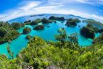 Beautiful Island In Raja Ampat Indonesia Stock Photo