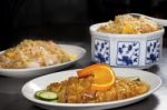 Chinese Dinner Set Stock Photo