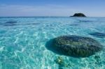 Clear Water At Lipe Island, South Of Thailand Stock Photo