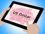 Us Dollar Means Foreign Exchange And American Stock Photo