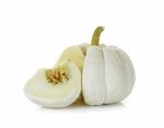 Pumpkin Isolated On The White Background Stock Photo