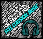 Free Classical Music Indicates For Nothing And Acoustic Stock Photo