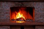 Fireplace Stock Photo