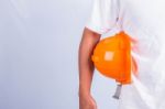 Man And Safety Equipment Stock Photo