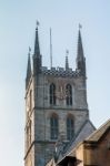 Belfry Of Southwark Cathedral Stock Photo
