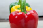 Fresh Bell Peppers Stock Photo