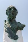 Monument Dedicated To Don Juan De Borbon In Puerto Banus Stock Photo
