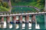 Bridge At Desenzano Del Garda Stock Photo