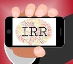 Irr Currency Means Foreign Exchange And Fx Stock Photo