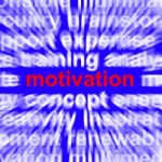 Motivation Word Stock Photo