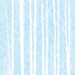 Forest Winter Trees Background -  Illustration Stock Photo