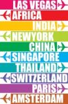 Countries With Aeroplane Stock Photo