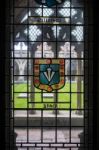 Stained Glass Window In Canterbury Cathedral Stock Photo