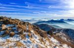 Peak Of Deogyusan Mountains In Winter,south Korea.winter Lanscape Stock Photo