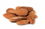 Sweet Almond Drupes Stock Photo