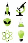 Scientific Icon Stock Photo