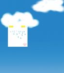 Weather Forecast Notepad Paper Stock Photo
