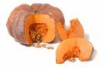 Big Orange Pumpkin Stock Photo