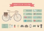 Bike's Benefit Stock Photo
