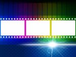 Color Copyspace Means Negative Film And Blank Stock Photo