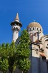 Constanta Grand Mosque Stock Photo