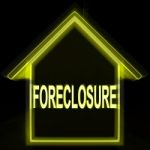 Foreclosure House Home Repossession To Recover Debt Stock Photo