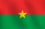 Flag Of Burkina Faso -  Illustration Stock Photo