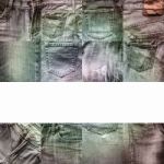 Collage Set Of Jeans Background Stock Photo