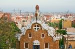 Park Guell In Barcelona Stock Photo